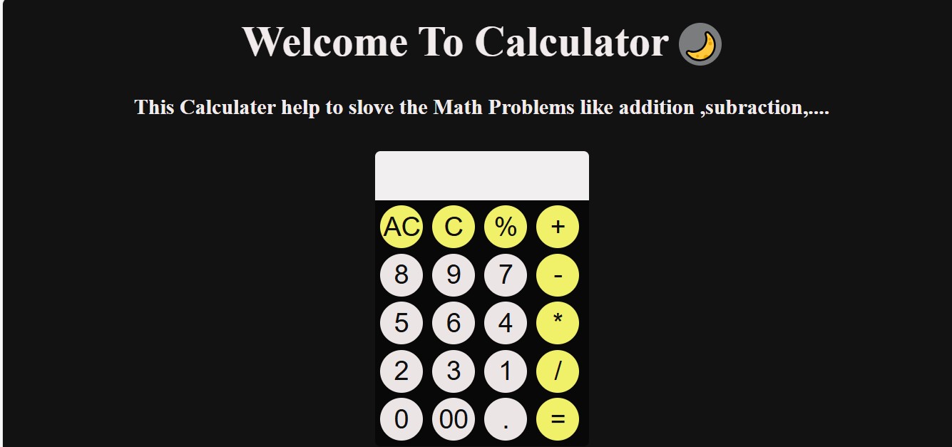 Calculator Website